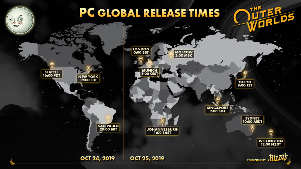 The Outer Worlds release date on PS4, Xbox One and PC